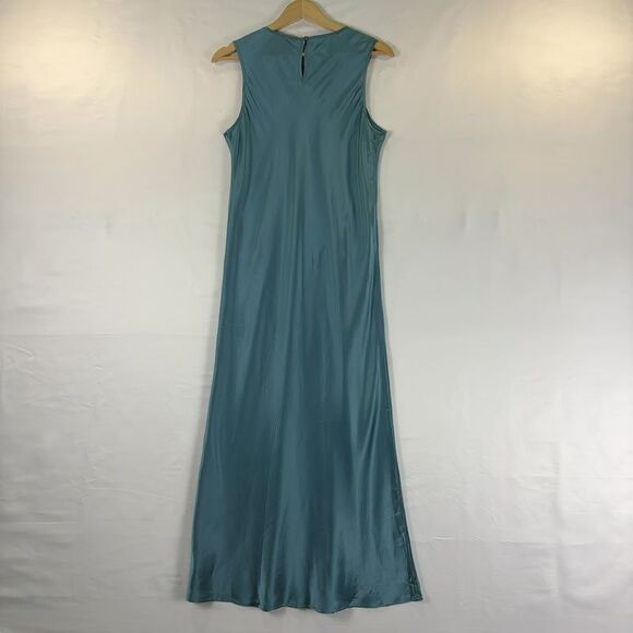 ATM Anthony Thomas Melillo Silk Charmeuse Bias Cut Midi Dress - Picture 4 of 5